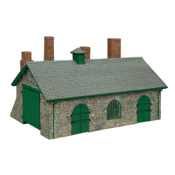 Scenecraft 44-0198G Narrow Gauge Blacksmith's and Wagon Workshop Green