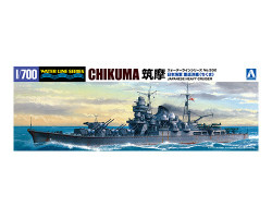 Aoshima 04535 I.J.N. Heavy Cruiser Chikuma 1:700 Model Kit