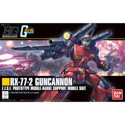 Bandai HG UC RX-77-2 Guncannon Gunpla Kit 57402