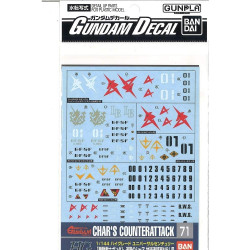 Bandai HG Gunpla 71 Char's Counterattack Gundam Decal Sheet 57511