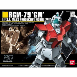 Bandai HG UC RGM-79 'GM' E.F.S.F. Mass Productive Mobile Suit Gunpla Kit 59248