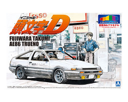 Aoshima 06199 Initial D Fujiwara Takumi AE86 Truenio Comics Vol.1 1:24 Model Kit