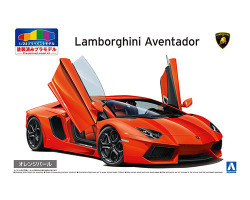 Aoshima 06201 Lamborghini Aventador '11 Orange Pearl 1:24 Model Kit