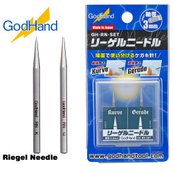 GodHand Riegel Carving Needle Set Curved & Straight GH-RN-SET