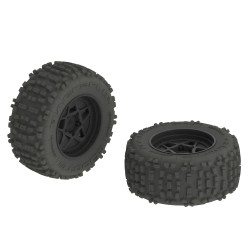 Arrma dBoots Backflip MT 6S Tire Wheel Set RC Spares Tyres AR510092