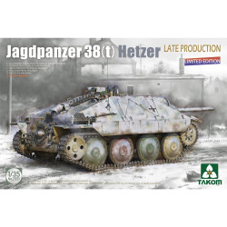 Takom 2172X German WWII Jagdpanzer 38(t) Hetzer Late Prod. LE 1:35 Model Kit