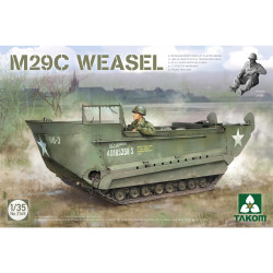 Takom 2168 US WWII M29C Weasel Light Amphibious Tracked Vehicle 1:35 Model Kit