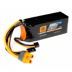 Spektrum 4000mAh 2S 7.4V Smart LiPo Receiver Battery; IC3 SPMX40002SRX