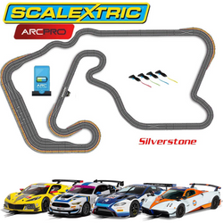SCALEXTRIC Digital Bundle SL11 ARC PRO Silverstone 4 Car JadlamRacing Set