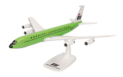 Herpa Snapfit Boeing 707-320 Branff International Green (1:144) 1:144 HA614009