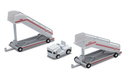 Herpa TWA Passenger Stairs with Tractor Unit Set (1:200) 1:200 HA573122