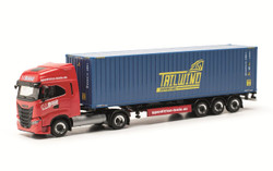 Herpa Iveco S-Way LNG Container Semitrailer HH Bode/Tailwind HO Gauge HA317368