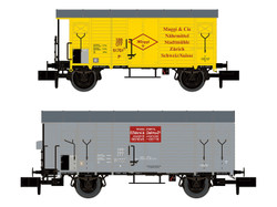 Hobbytrain SBB K2/K3 Van Set (2) II N Gauge H24255
