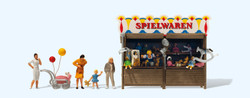 Preiser Funfair Toy Stall 75th Anniversary Set HO Gauge PR24692