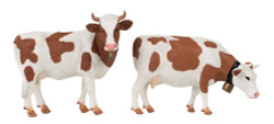 Pola Brown/White Cows (2) Figure Set G Gauge PO331555
