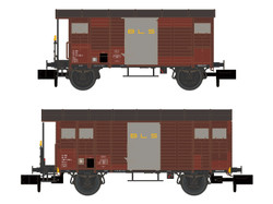 Hobbytrain BLS K2/K3 Van Set (2) IV N Gauge H24254