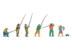 Noch Anglers (6) 3D Master Figure Set N Gauge N35840