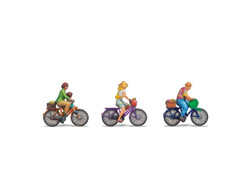 Noch Cyclists (3) 3D Master Figure Set N Gauge N35830
