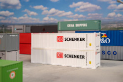 Faller 40ft Container Set (2) DB Schenker HO Gauge FA182153
