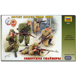 ZVEZDA 3597 Soviet Sniper Team Model Kit Figures 1:35