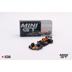 MiniGT F1 Oracle Red Bull RB18 Sergio Perez Abu Dhabi 1:64 Diecast Model 538-L