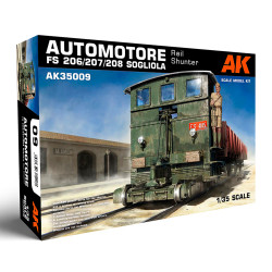 AK Interactive 35009 Automotore FS 206/207/208 Sogliola Shunter 1:35 Model Kit