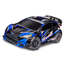 Traxxas Ford Fiesta ST Rally AWD BL-2S Brushless 1:10 RTR RC Rally Car - Blue