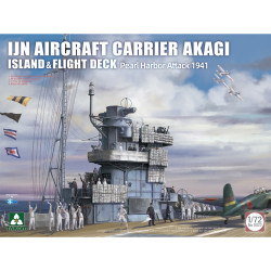 Takom 5023 IJN Aircraft Carrier Akagi, Island & Flight Deck, Pearl Harbor Attack 1941 1:72 Model Kit
