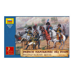 Zvezda Z8080 French Napoleonic Headquarter 1805-1814 1:72 Plastic Model Kit