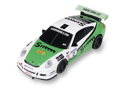 SCX Compact Porsche 911 GT3 Simm 1:43 Slot Car