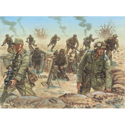 ITALERI Deutsche Afrika Korps Infantry WWII 6099 1:72 Figures Model Kit