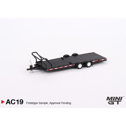 MiniGT Car Trailer Hauler Black TAC19