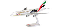 Herpa Wings Snapfit Emirates Airbus A380 Utd Wildlife A6-EER 1:250 Diecast Model