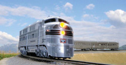 Kato CB&Q EMD E5A/Silver Streak Zephyr Train Pack (DCC-Sound) K106-090-S N Gauge