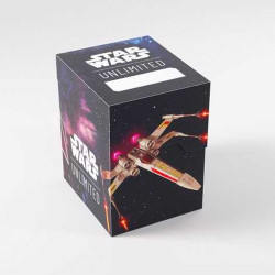 Gamegenic Star Wars: Unlimited Soft Crate Deck Box - X-Wing/Tie Fighter