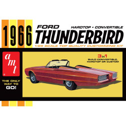 AMT 1328 1966 Ford Thunderbird Hardtop/Convertible 1:25 Model Kit