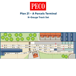 PECO Plan 21: A Parcels Terminal - Complete N-Gauge Track Pack