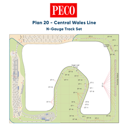 PECO Plan 20: Central Wales Line - Complete N-Gauge Track Pack