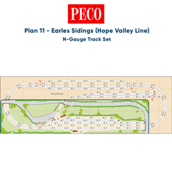 PECO Plan 11: Earles Sidings (Hope Valley Line) - Complete N-Gauge Track Pack