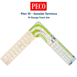 PECO Plan 10: Seaside Terminus - Complete N-Gauge Track Pack