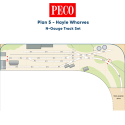 PECO Plan 5: Hayle Wharves - Complete N-Gauge Track Pack