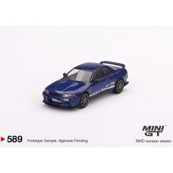 MiniGT Nissan Skyline GT-R Top Secret VR32 Metallic Blue 1:64 Diecast Model 589