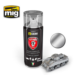 Ammo by Mig Titans Hobby 109 Bare Metal Primer 400ml Model Spray Paint Can TTH109