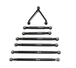 RC Overhaul Lower Tie Rod Set Blk Aluminum SCX24 AX022