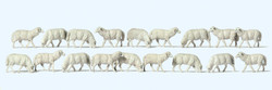 Preiser 14161 Sheep (18) Standard Figure Set HO
