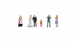 Noch 45862 Wedding Figures (6) Figure Set TT Scale