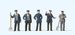 Preiser 12191 Railway Personnel 1890 (5) Exclusive Figure Set HO