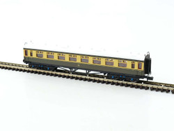 Dapol 2P-000-155  Collett Coach Third GWR Chocolate/Cream 581 N Gauge