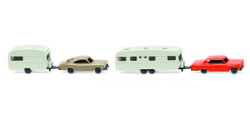 Wiking 092210 Cars & Caravans (2) N Gauge