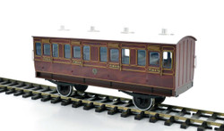 Dapol 7P-020-400D Stroudley 4wl Suburban 1st 707 Mahogany Lit DCC-Fitted O Gauge